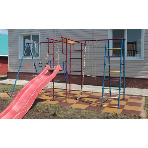 Резиновая плитка для детских площадок толщина 30 мм размер 50х50 см |  Экоплитка - модульные и резиновые покрытия