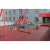 Бесшовные покрытия из EPDM крошки для детских площадок толщиной 25 мм