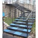 Резиновая плитка для лестниц 40 мм